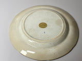 Historical Staffordshire Blue Plate in Macdonough’s Victory Pattern 8 1/2” CB