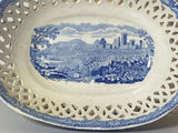 Historical Staffordshire Basket New Haven CT Fort Ticonderoga