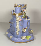 Staffordshire Lilac Pastille Burner Large Castle 2 Piece