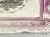 Staffordshire Sunderland Lusterware Plaque Innocence and Resignation