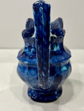 Historical Staffordshire Blue Boston Harbor Creamer CAB