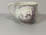 Staffordshire Childs Mug or Cup Love And Beauty The Land We Live In