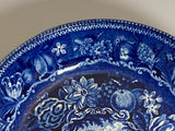 Historical Staffordshire Blue Beaded Rim Bowl Warleigh House Select Views