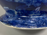 Historical Staffordshire Blue Wash Pitcher Views of The Erie Erie Canal RC