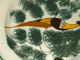 Staffordshire Pearlware Plate With Large Peafowl