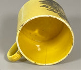 Staffordshire Children’s Canary Yellow Mug Childs For A Good Boy Crown