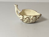 Staffordshire Creamware Butter Boat In Leaf Form Ca. 1790