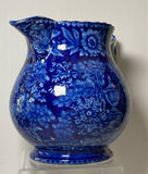 Historical Staffordshire Lafayette At Franklin’s Tomb Large Pitcher