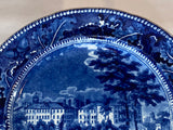 Historical Staffordshire Blue Plate Harvard College