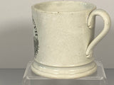 Staffordshire Children’s Mug A Trifle From Plymouth Ship Brown Transfer BB#76