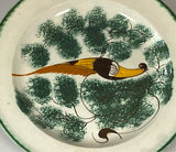Staffordshire Pearlware Plate With Large Peafowl