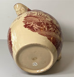 Staffordshire Dated Pitcher 1819 Dogs Horse Rabbit Hunting Transfer Bacchus Spout