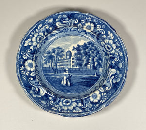 Historical Staffordshire Plate Columbia College New York