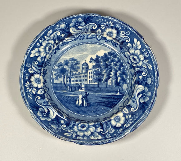 Historical Staffordshire Plate Columbia College New York