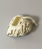 Staffordshire Creamware Butter Boat In Leaf Form Ca. 1790