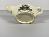 Staffordshire Creamware Creamer Liverpool U.S. Ship Capt. Edgerton LB2