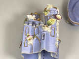 Staffordshire Lilac Pastille Burner Large Castle 2 Piece
