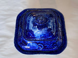 LB3 Historical Staffordshire Blue Vegetable Dish Quebec Canada Hudson 1825