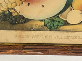 PB6 Original Currier & Ives Print “Fruit Autumn Varieties”
