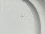 Historical Staffordshire Blue Platter Peace and Plenty
