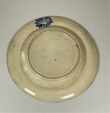 Historical Staffordshire Dark Blue Court House Baltimore Plate