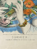 PB6 Original Currier & Ives Print “Summer”