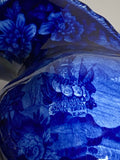 Historical Staffordshire Dark Blue Wash Pitcher American Naval Heros LD3
