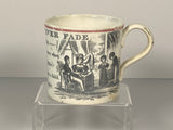 Staffordshire Children’s Mug Flowers That Never Fade - Politeness BB#105