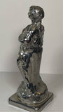 Staffordshire Silver Resist Lusterware Figure of Autumn