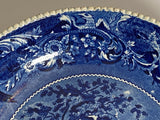 Historical Staffordshire Fairmount Near Philadelphia Beaded Rim Bowl