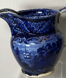 Historical Staffordshire Pitcher Mount Vernon Washington