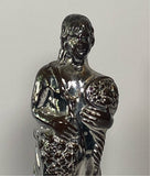 Staffordshire Silver Resist Luster Figure of Summer