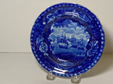 Historical Staffordshire Blue Plate Macdonough’s Victory 7 1/2” CB