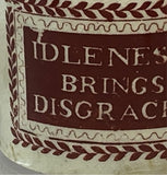 Staffordshire Children’s Creamware Mug Idleness Brings Disgrace BB#25