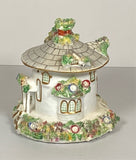 Staffordshire 2 Piece Round Cottage Pastille Burner