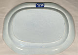 Historical Staffordshire Blue Platter Wilkie Series Valentine