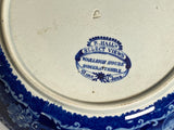 Historical Staffordshire Blue Beaded Rim Bowl Warleigh House Select Views