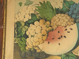 PB6 Original Currier & Ives Print “Fruit Autumn Varieties”