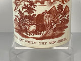 Staffordshire Creamware Children’s Mug Make Hay While The Sun Shines #BB42