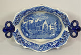 Historical Staffordshire Oxford College Series Basket By Ridgway