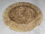 Staffordshire Creamware Whieldon Platter Molded Border