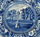 Historical Staffordshire Plate Columbia College New York