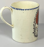 Staffordshire Creamware Mug Remember Me BB#104