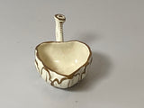 Staffordshire Creamware Butter Boat In Leaf Form Ca. 1790