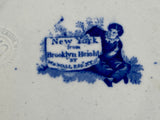 Historical Staffordshire New York Brooklyn Heights Plate LNRP5