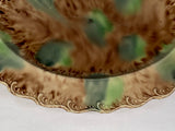Staffordshire Creamware Whieldon Platter Molded Border