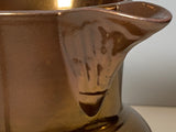 Historical Staffordshire Copper Luster Pitcher With New York Transfer RC