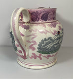Staffordshire Sunderland Luster Pitcher Gauntley Clipper Ship Poem and Bridge