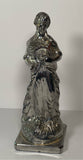 Staffordshire Silver Resist Lusterware Figure of Autumn