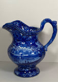 Historical Staffordshire Erie Canal Wash Pitcher